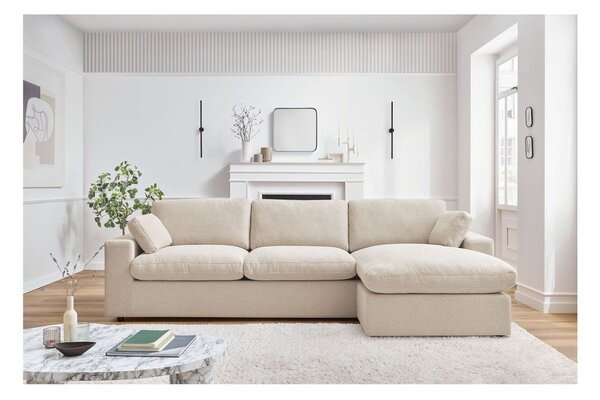 Bézs sarokkanapé Belair – Bobochic Paris