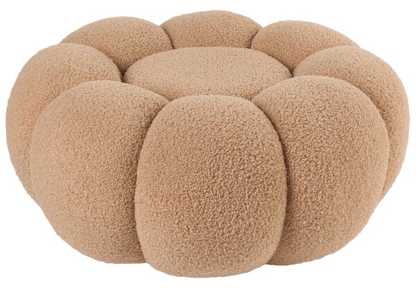 Puff BEAUFORT Buklé Világosbarna