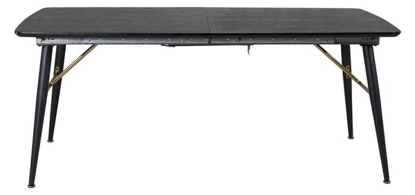 Asztal Dallas 173, 75x90cm, Fekete