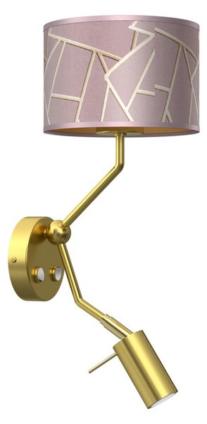 Milagro Ziggy mályva fali lámpa (MLP7584)