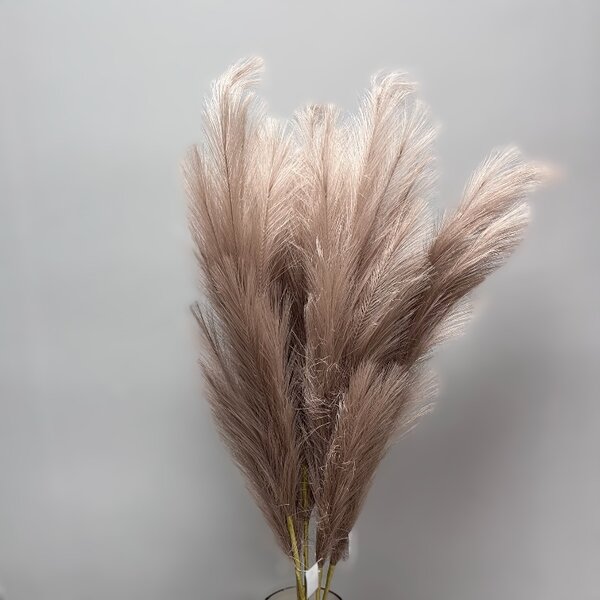 Mű pampafű, 110 cm, 5 db - Világos barna
