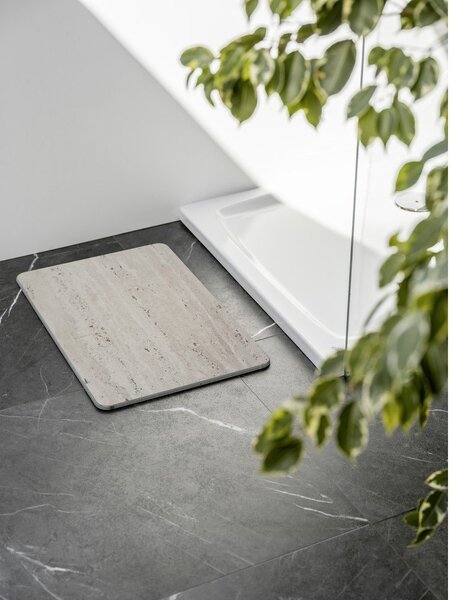Világosbarna kovaföld fürdőszobai kilépő 39x60 cm Puna – Wenko