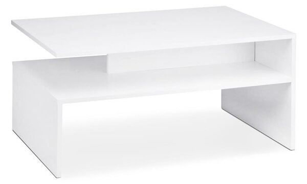 Konsimo Sp. z o.o. Sp. k. Kávésasztal DELCHI 45x90 cm fehér KO0165