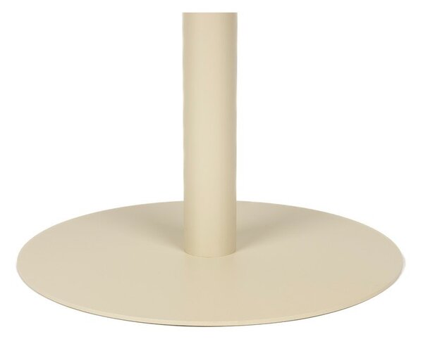Kerek étkezőasztal tölgyfa dekoros asztallappal ø 110 cm Steven – White Label