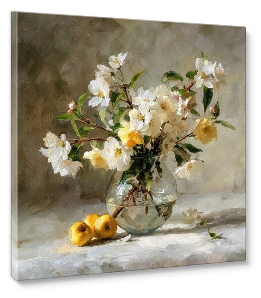 Nyomtatott keretezett kép 70x70 cm Apple Flowers – Styler