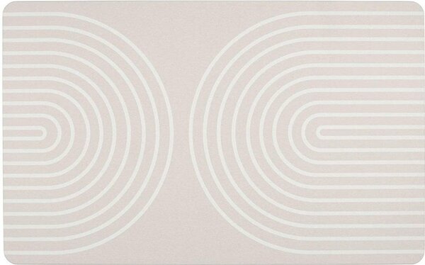 Bézs kovaföld fürdőszobai kilépő 50x80 cm Nazca – Wenko