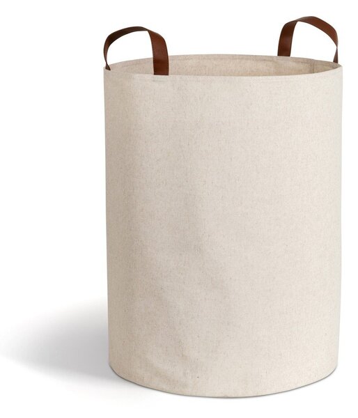 Bézs textil szennyeskosár 69 l Soft Storage – Bigso