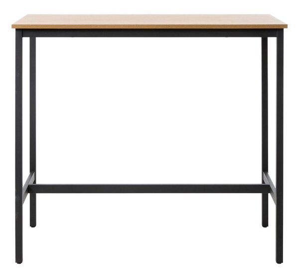 Bárasztal tölgyfa dekorral 60x120 cm Cesura – Unique Furniture