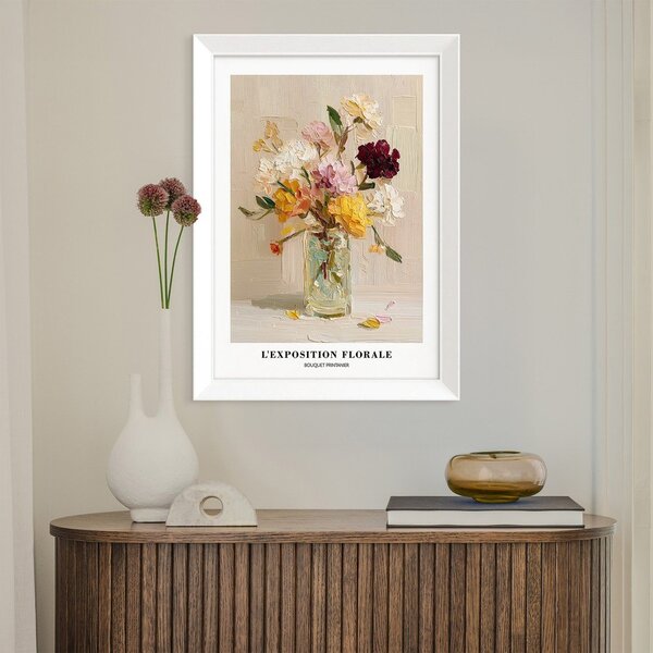 Nyomtatott keretezett kép 56x75 cm Sunny Bouquet – Styler