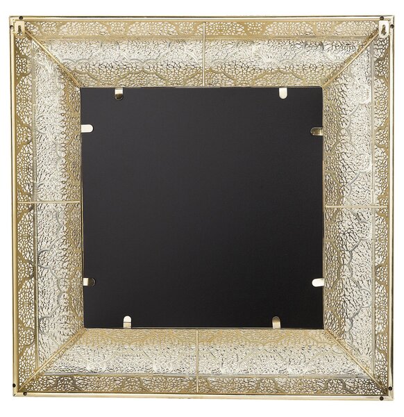 Falitükör PLERIN 60 cm 60 cm Fém Arany