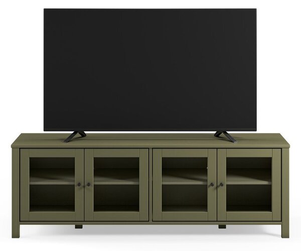 Zöld borovi fenyő TV-állvány 150x50x40 cm Alessandra – Marckeric