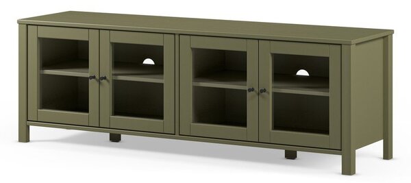 Zöld borovi fenyő TV-állvány 150x50x40 cm Alessandra – Marckeric