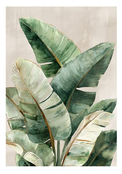 Nyomtatott vászon kép 70x100 cm Foliage – Styler