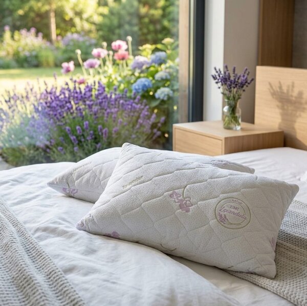 EMI Lavender antiallergén steppelt párna 50 x 70 cm 1+1 INGYEN