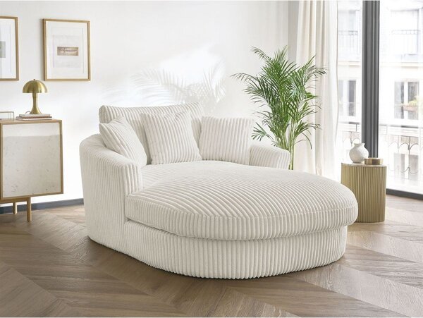 Bézs kordbársony fotel Belem – Bobochic Paris