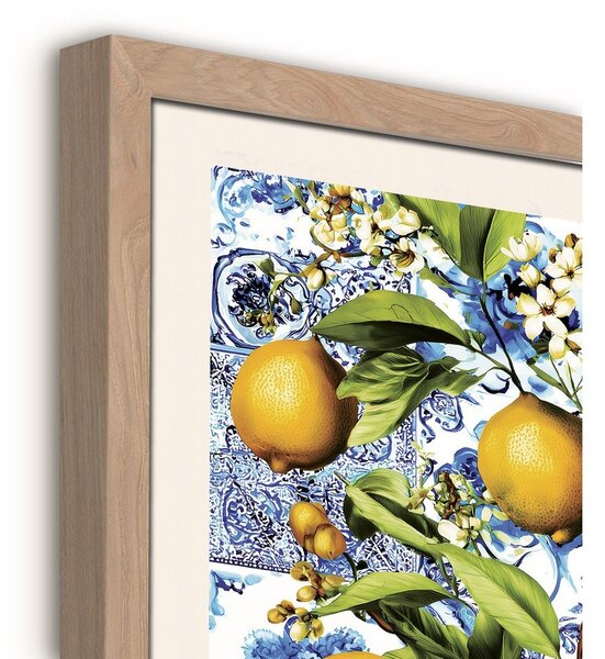 Nyomtatott keretezett kép 40x50 cm Sicilia – Styler