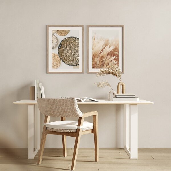 Nyomtatott keretezett kép szett 2 db-os 30x40 cm Full Beige – Styler