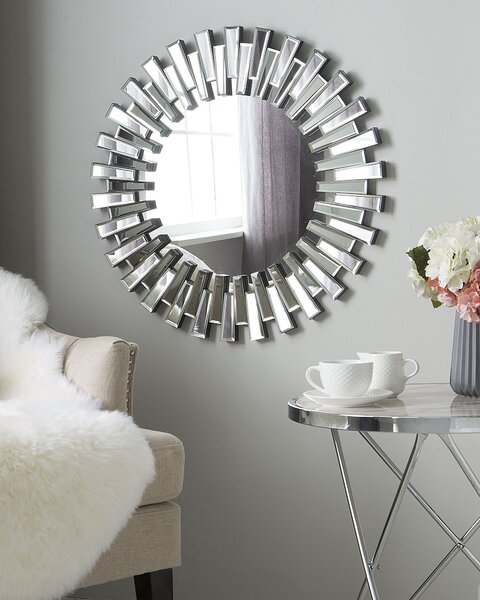 Falitükör CHOLET 70 cm 70 cm Ezüst