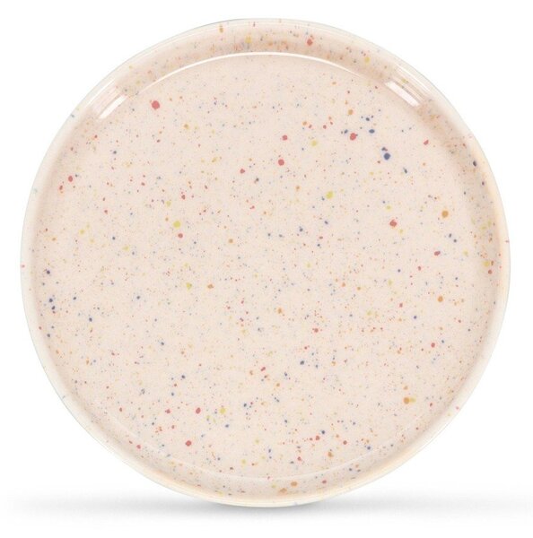 Bézs porcelán tányér ø 25 cm Fika – ONA