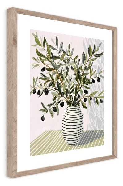 Nyomtatott keretezett kép 40x50 cm Olive Bunch II – Styler