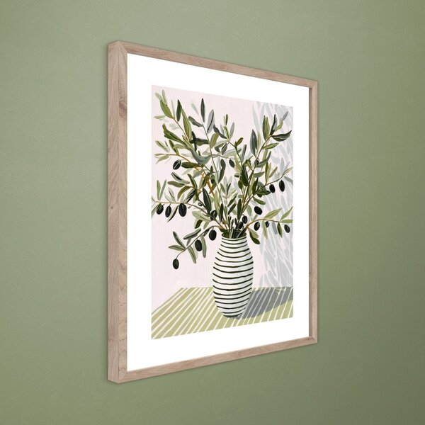 Nyomtatott keretezett kép 40x50 cm Olive Bunch II – Styler