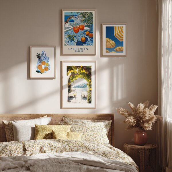 Nyomtatott keretezett kép 50x70 cm Lemon View – Styler