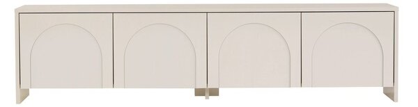 Krémszínű TV-állvány 180x45x32 cm Aurelia – Kalune Design