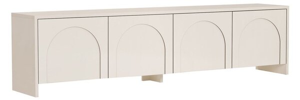 Krémszínű TV-állvány 180x45x32 cm Aurelia – Kalune Design