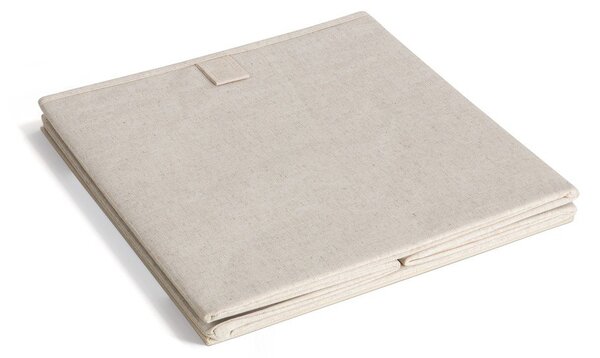 Bézs textil tárolódoboz 32x31,5x31,5 cm Soft Storage Cube – Bigso