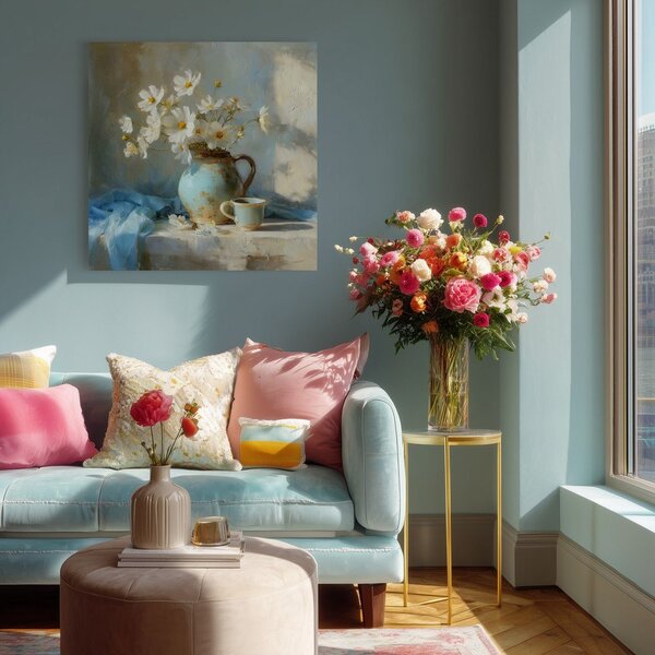 Nyomtatott keretezett kép 70x70 cm Anemone – Styler
