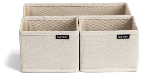 Textil fiókrendszerező készlet 3 db-os Soft Storage – Bigso