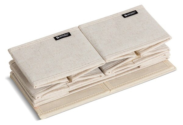 Textil fiókrendszerező készlet 3 db-os Soft Storage – Bigso