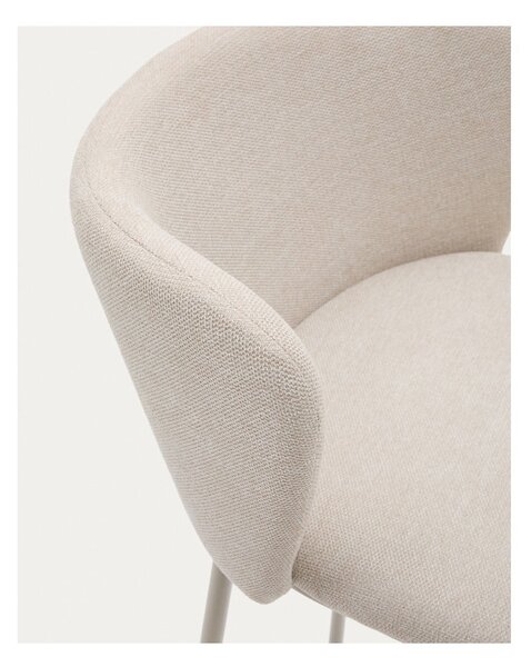 Bézs bárszék (ülésmagasság 65 cm) Ciselia – Kave Home