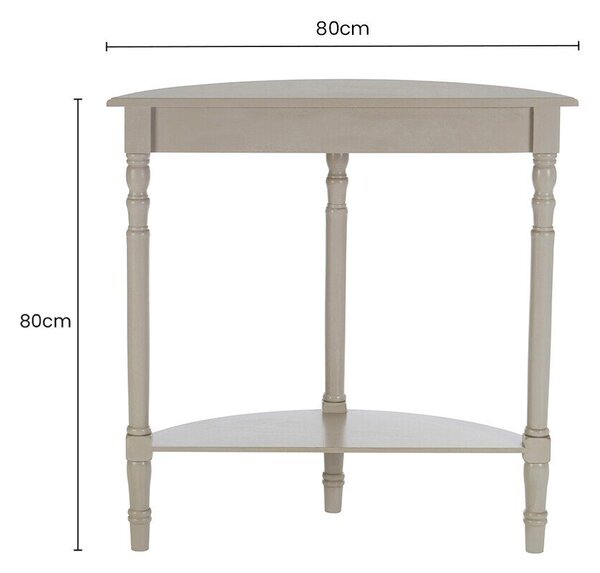 Szürke borovi fenyő konzolasztal 30x80 cm Heritage – Premier Housewares