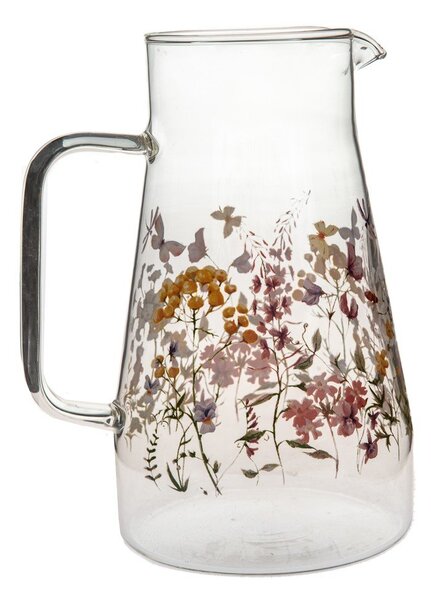 Üveg füles kancsó Flowers – Dakls