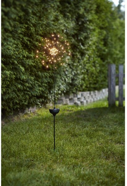 Firework kültéri napelemes LED lámpa fehér diódákkal, magasság 100 cm - Star Trading