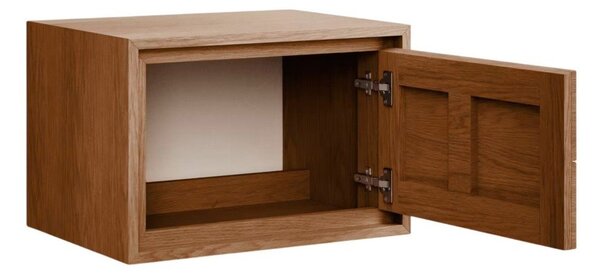 Barna teakfa fali mosdó alatti szekrény 60x40 cm Kenta – Kave Home