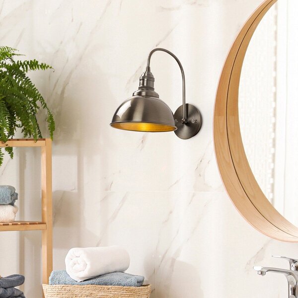 Sárgaréz színű fali lámpa ø 21 cm Varzan – Opviq lights