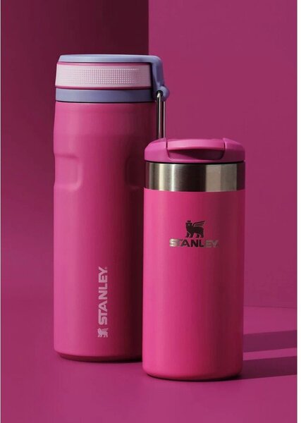Rózsaszín rozsdamentes acél termobögre 350 ml AeroLight™ Transit Mug Violet Blossom – Stanley