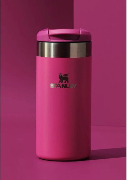 Rózsaszín rozsdamentes acél termobögre 350 ml AeroLight™ Transit Mug Violet Blossom – Stanley