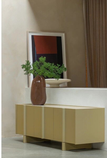 Zöld borovi fenyő TV-állvány 152x53x46 cm Basu – WOOOD