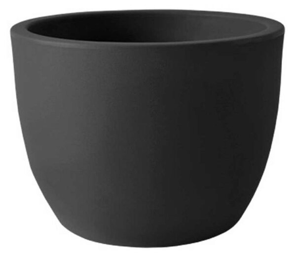 Rim virágcserép 40 cm – antracit kaspó teraszra - Antracit - 0 - 30cm
