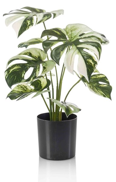 Mű Monstera bokor 40 cm – Gondozásmentes dekor