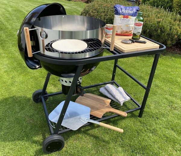 Avenberg Venezia multifunkciós kályhás grill +elektromos grillnyárs + pizzasütő