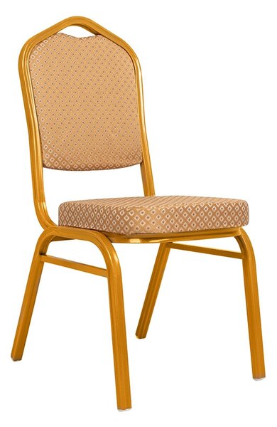 King Home Hera Bankett Szék Bézs Arany Elegáns