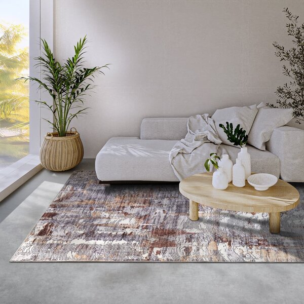 Szürke szőnyeg 120x160 cm Malard Copper Gold – Elle Decoration