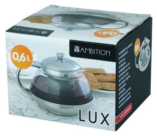 Ambition Lux teáskanna szűrőbetéttel 0.6 l