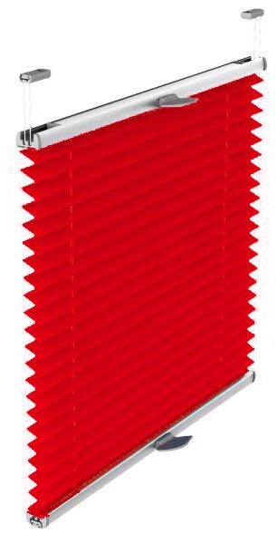 Gario Pliszé függöny Standard Piros Szélesség: 107 cm