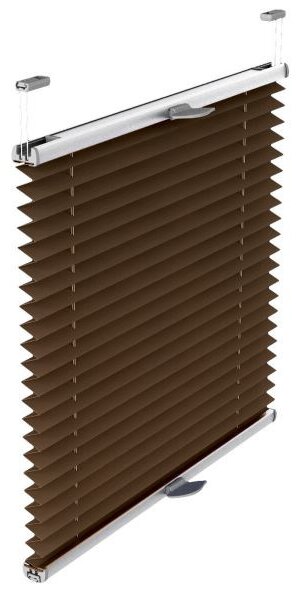 Gario Pliszé függöny Standard Csokoládé Szélesség: 37,5 cm