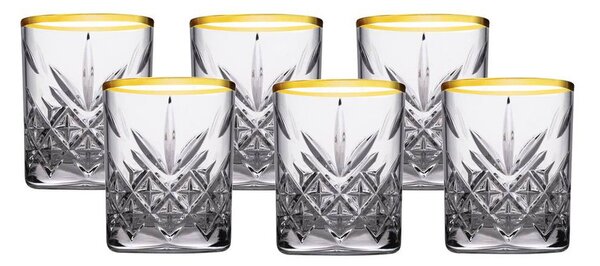 Pasabahce Timeless vodkás pohár szett 62 ml 4 darabos arany